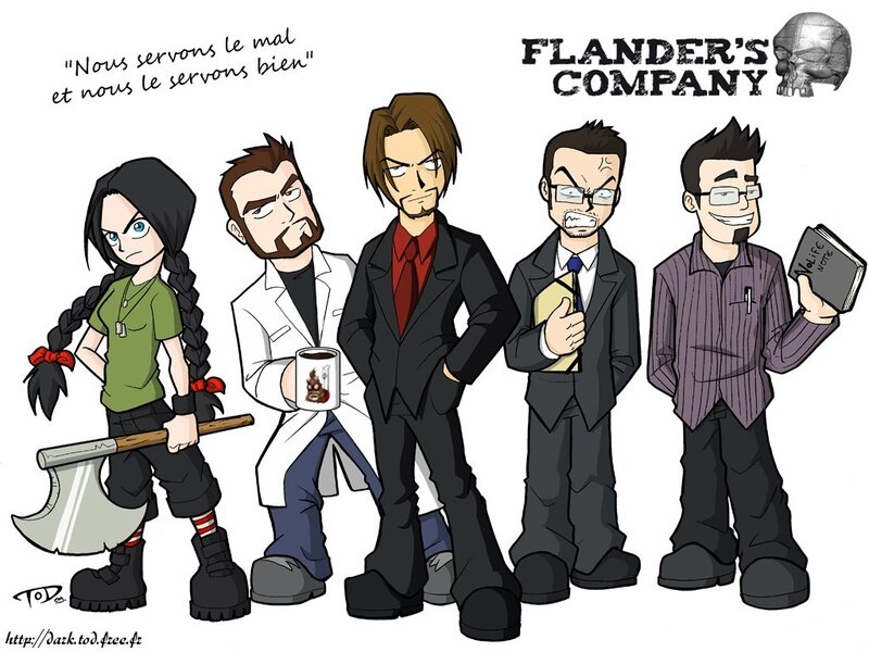 Flander's Company characters