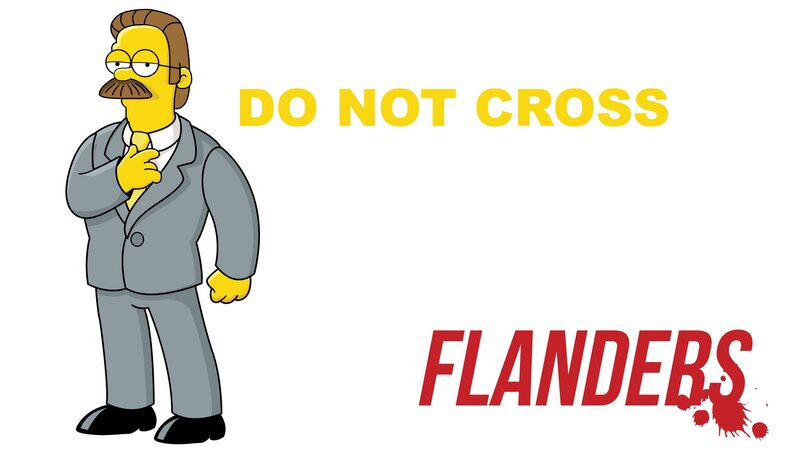 Flanders warning sign