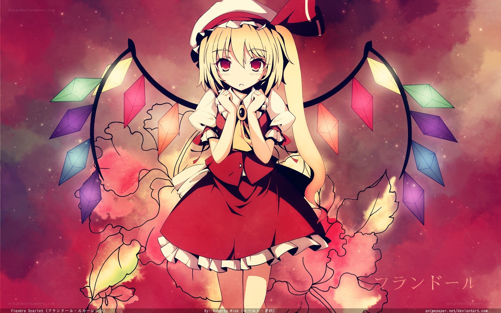 Flandre Scarlet anime art