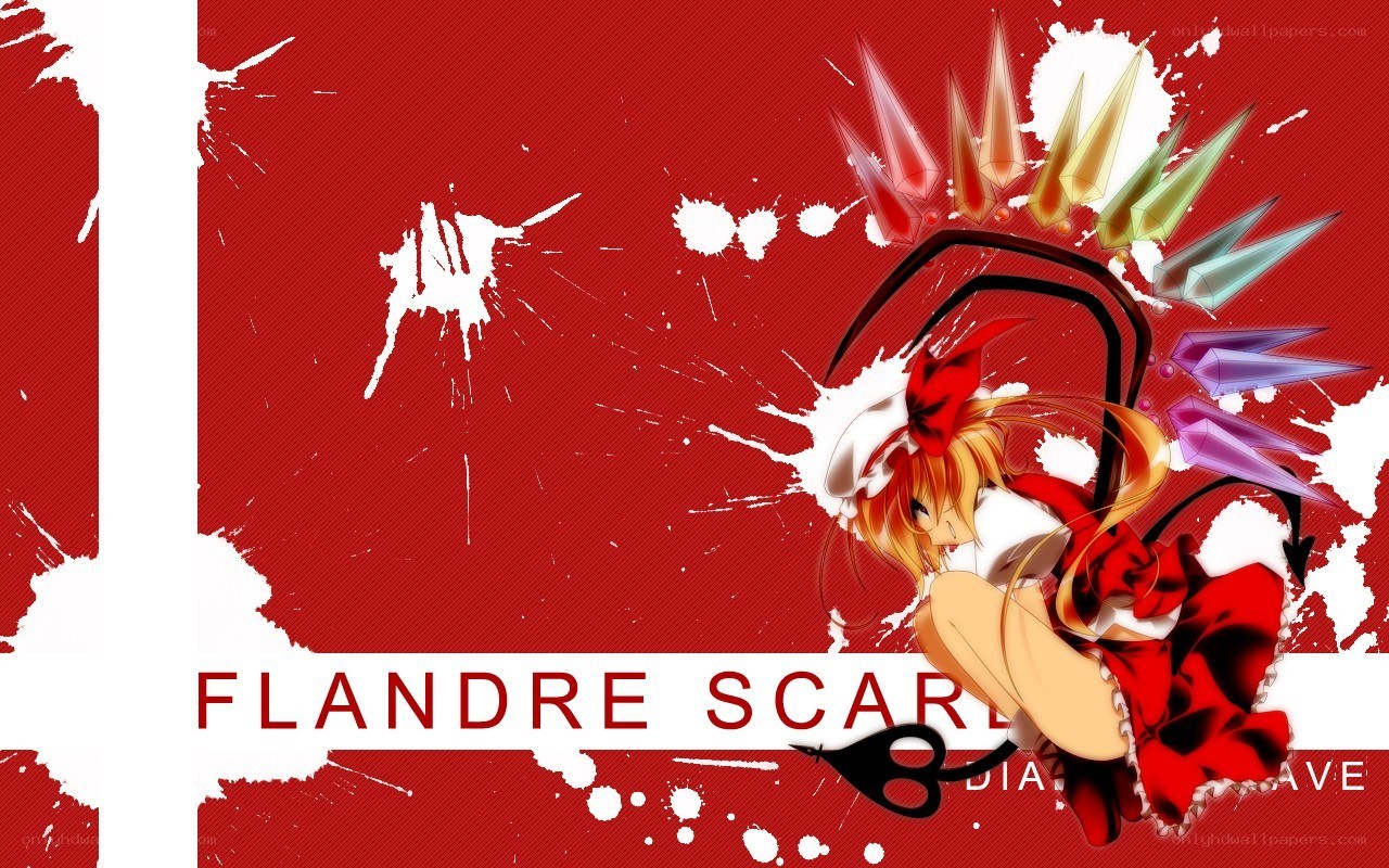 Flandre Scarlet anime wallpaper