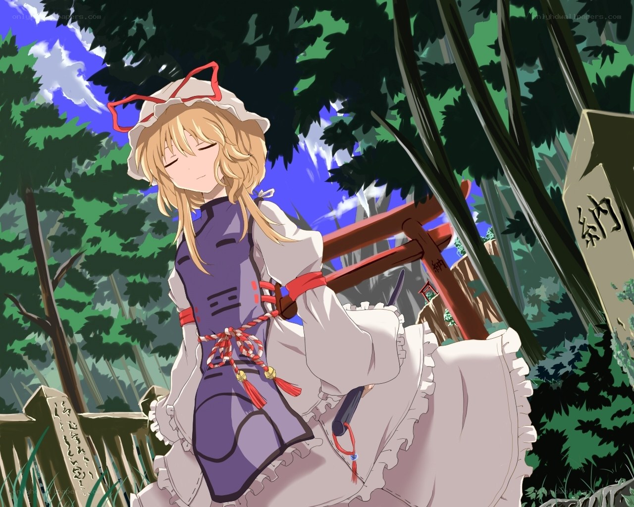 Flandre Scarlet in the forest