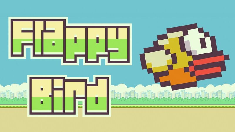 Flappy Bird game title screen