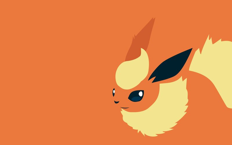 Flareon character illustration