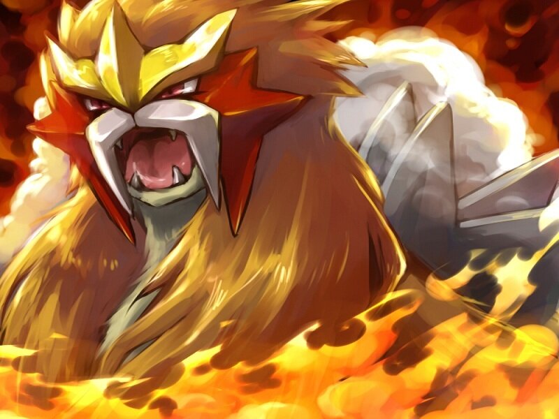 Flareon in a fiery battle