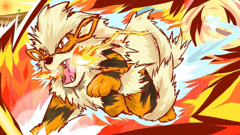 Flareon in Flames