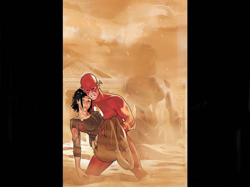 Flash Carrying Woman
