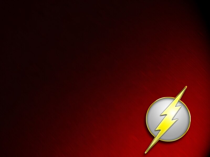 Flash Logo on Red — Dramatic