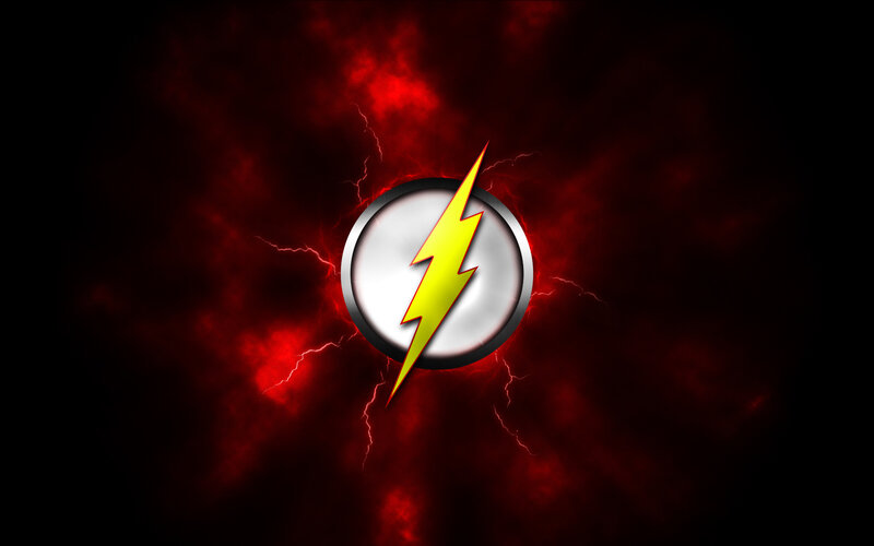 Flash Logo with Lightning