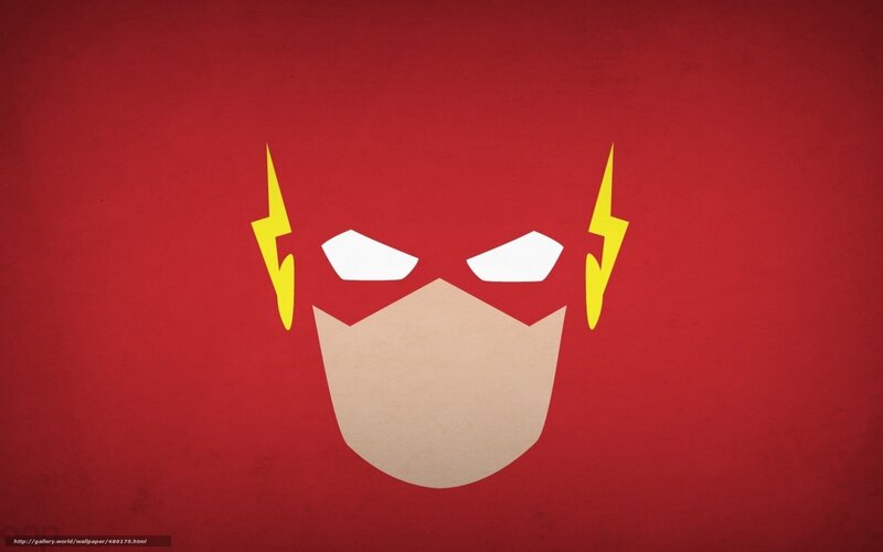 Flash Mask Logo — Red