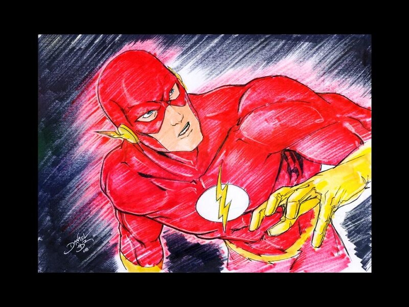 Flash Superhero Running