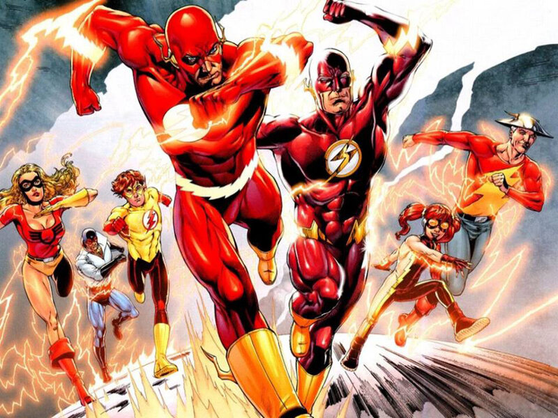 Flash Superheroes Running