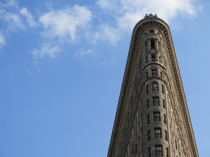 Flatiron Building — Blue, Serene