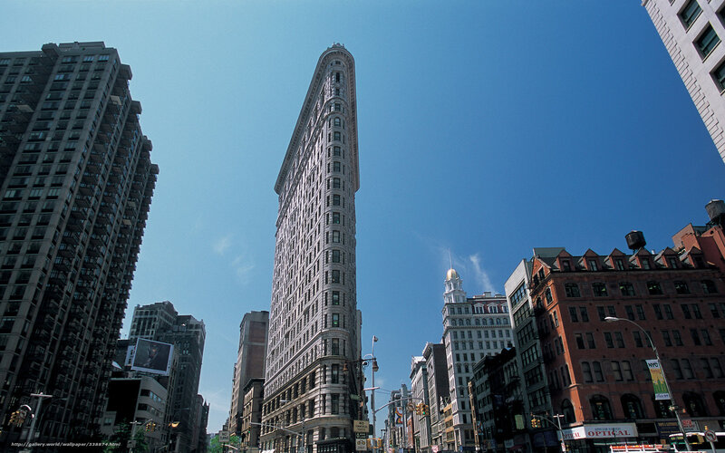 Flatiron Building — Blue, Urban
