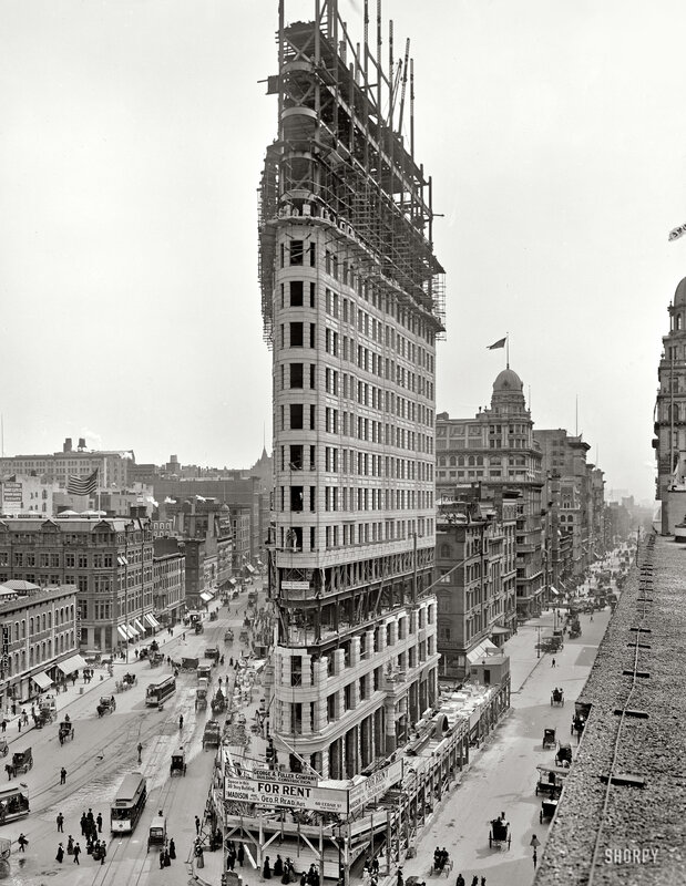 Flatiron Building under construction