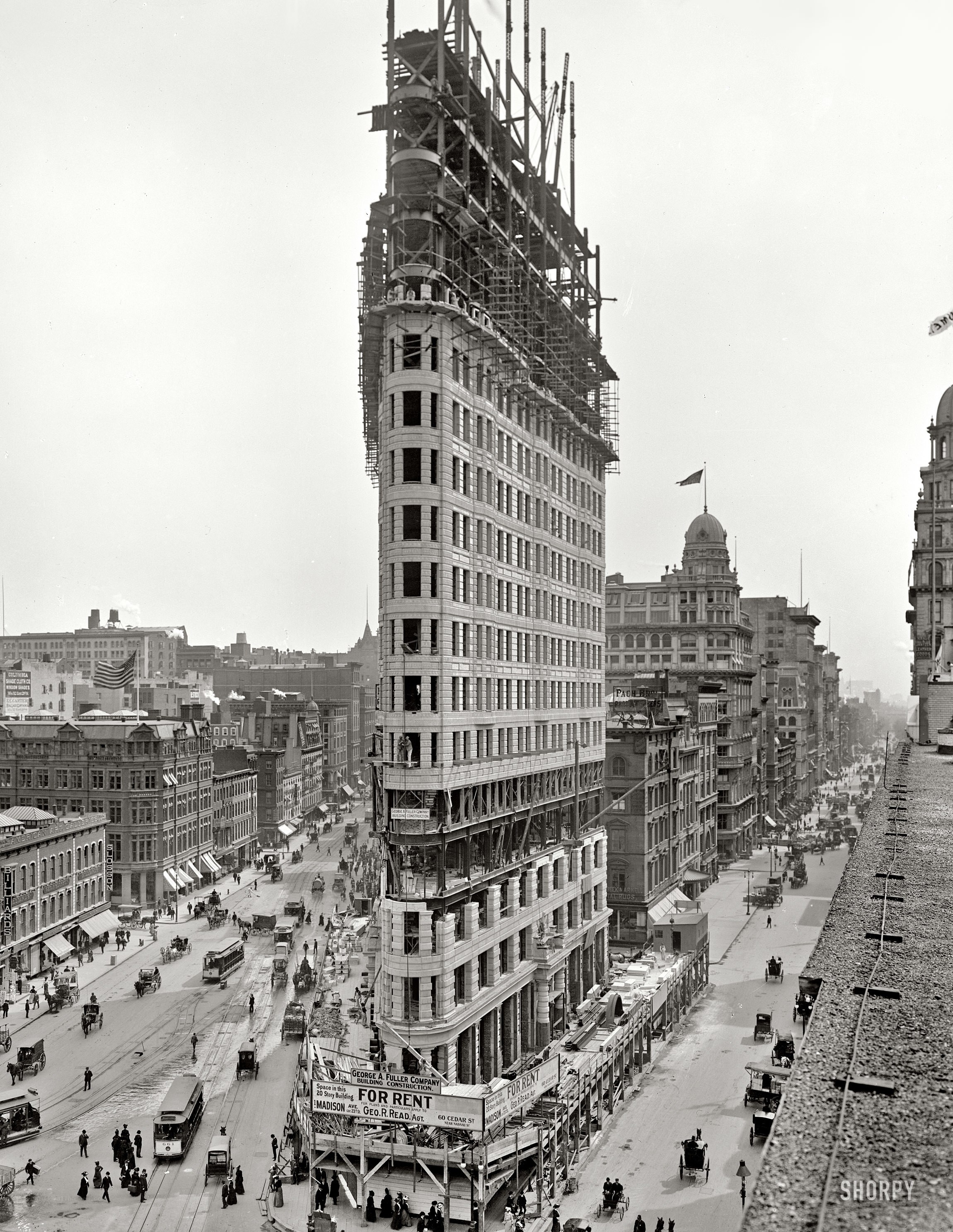Flatiron Building under construction