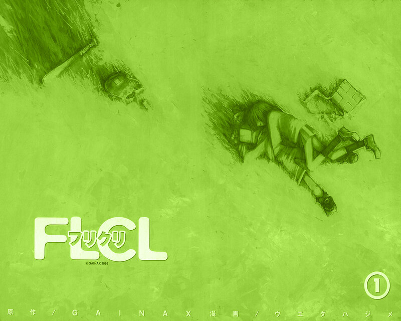 FLCL anime cover art