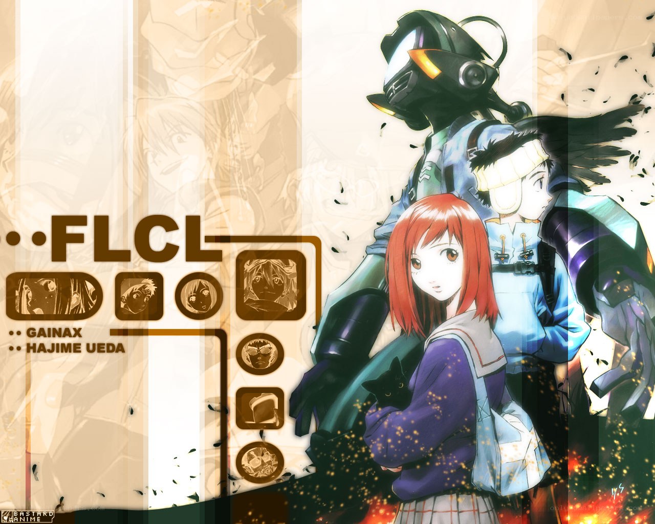 FLCL anime promotional art