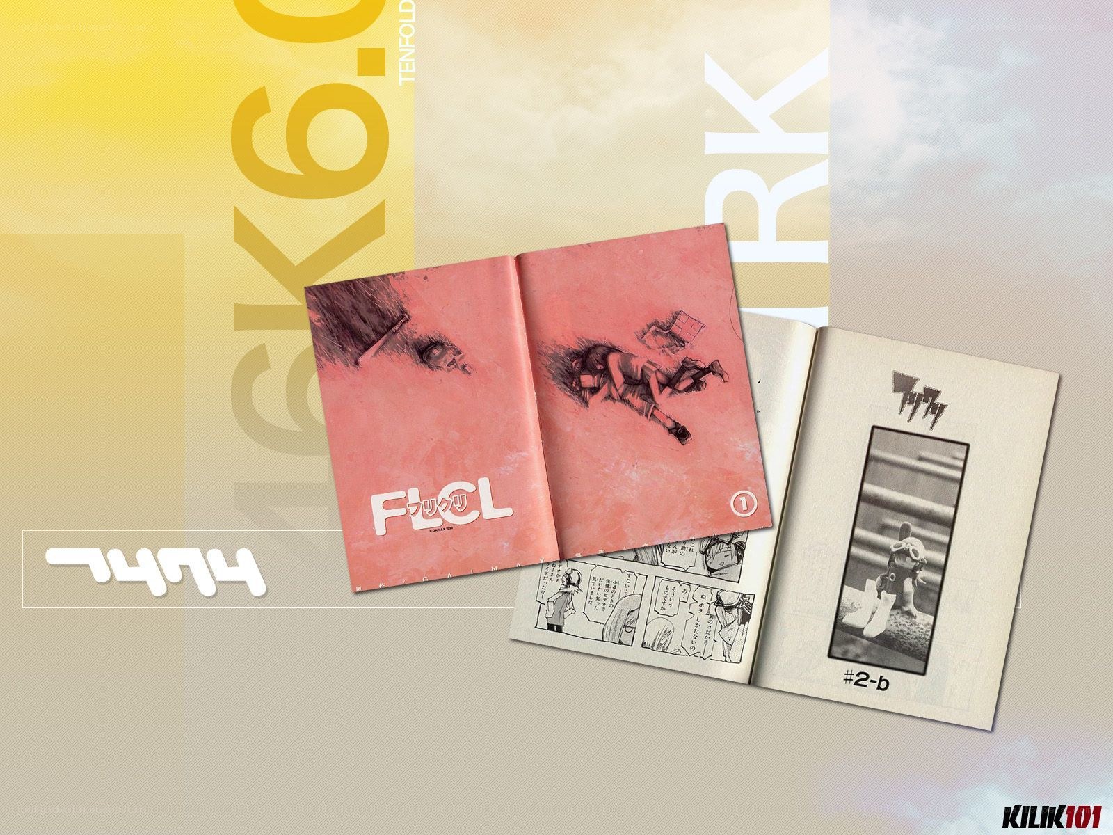 FLCL manga and art book
