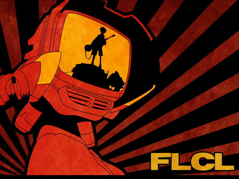 FLCL robot silhouette
