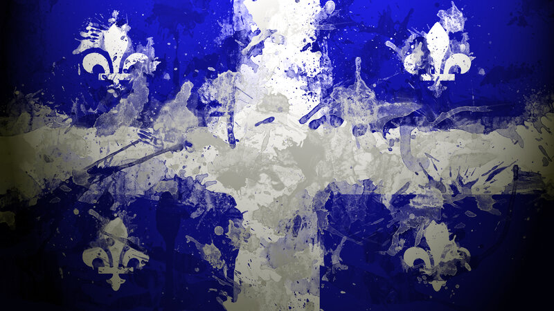 Fleur-de-lis abstract art