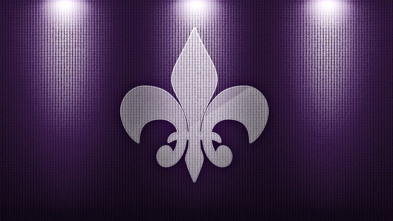 Fleur-de-lis Symbol — Purple, Dramatic