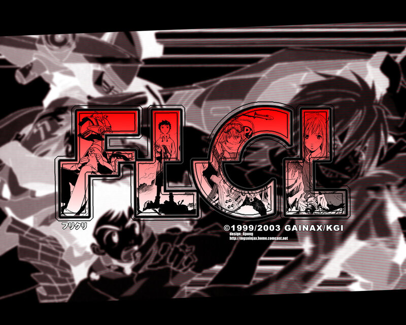 Flicky anime logo art