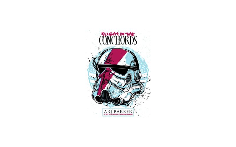 Flight of the Conchords concert poster