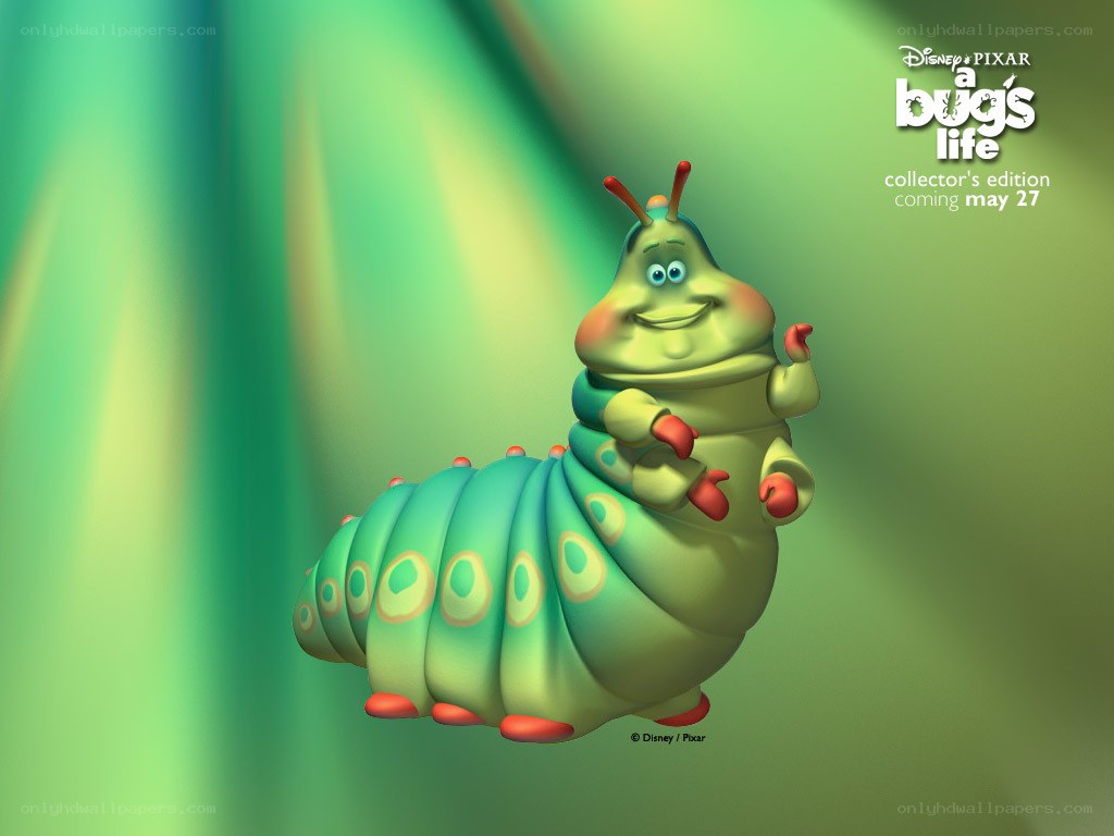 Flik the caterpillar from A Bug's Life
