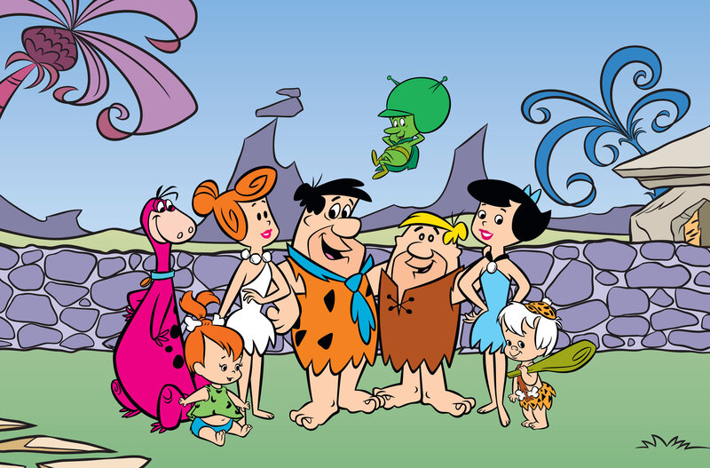 Flintstone Family Group — Green