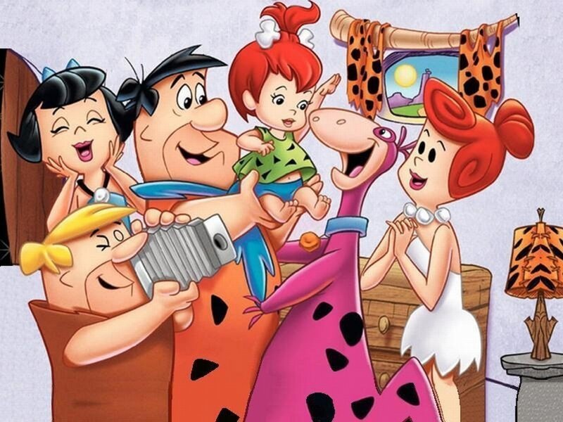 Flintstone Family Group — Pink