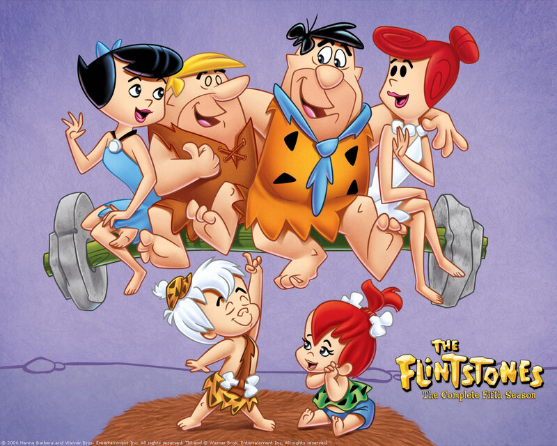 Flintstone Family Group — Purple
