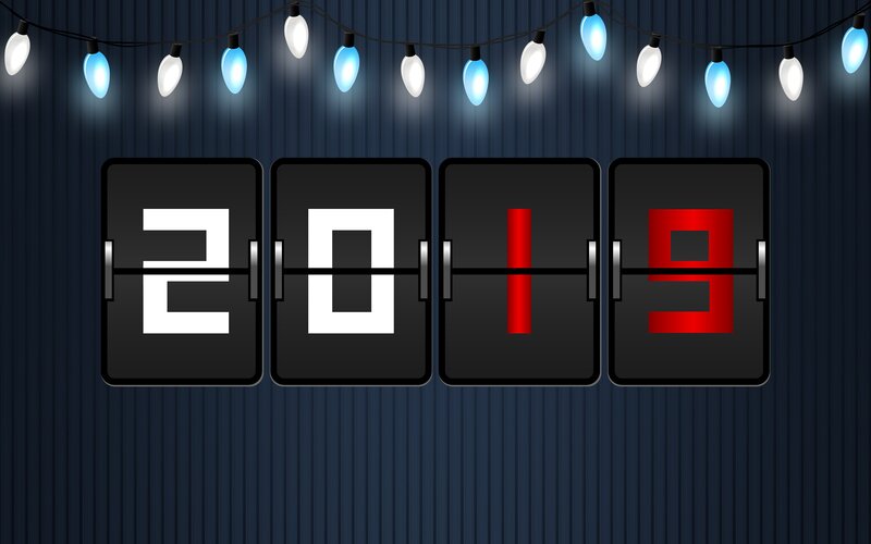 Flip Clock Showing 2019