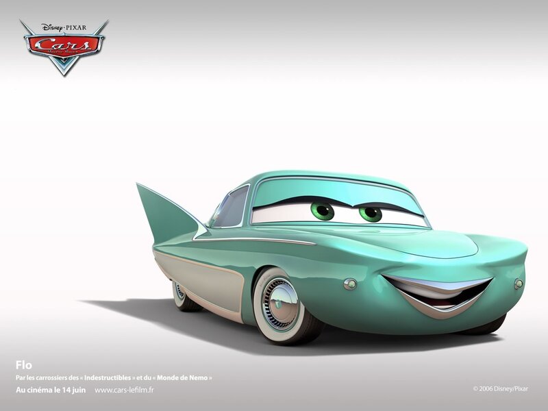 Flo from Cars movie
