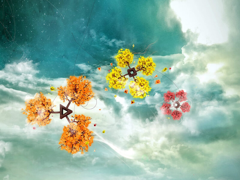 Floating Autumn Trees