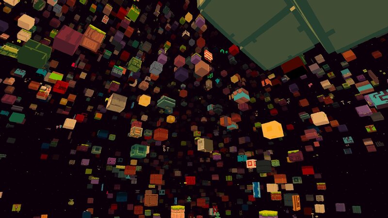 Floating Blocks in Space