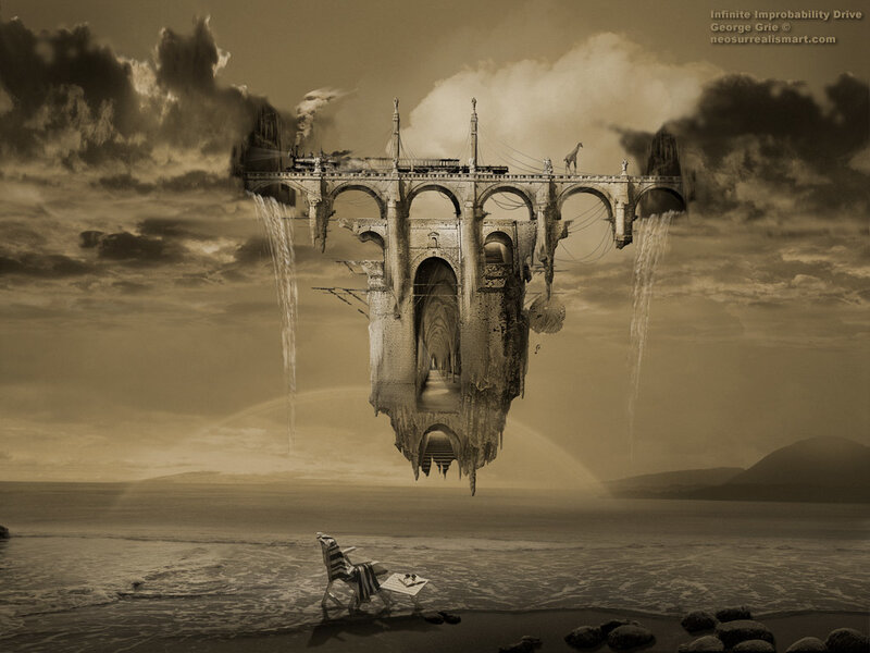 Floating Bridge Over the Sea