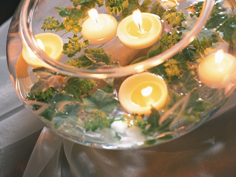 Floating Candles in Water