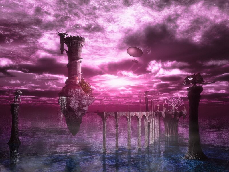 Floating Castle and Bridge