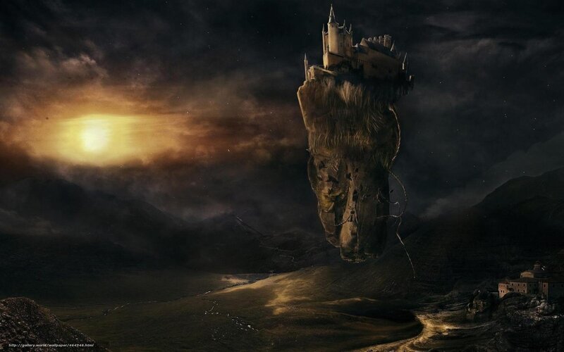 Floating Castle — Black