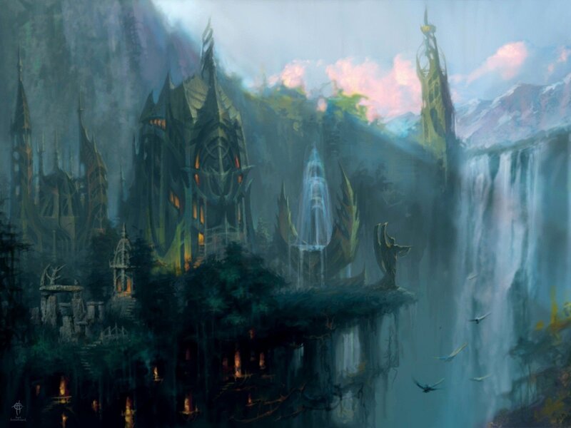 Floating Castle City — Green