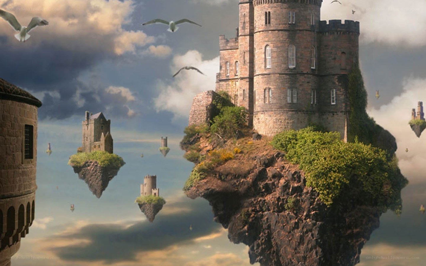 floating castle islands
