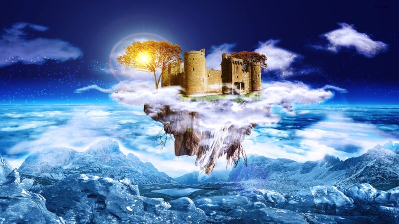 Floating Castle on Cloud
