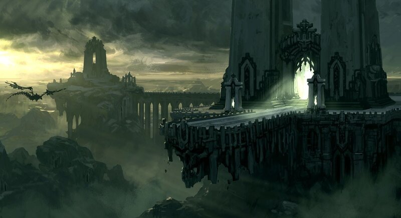 Floating Castle Ruins