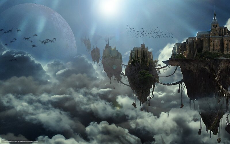 Floating castles in the sky