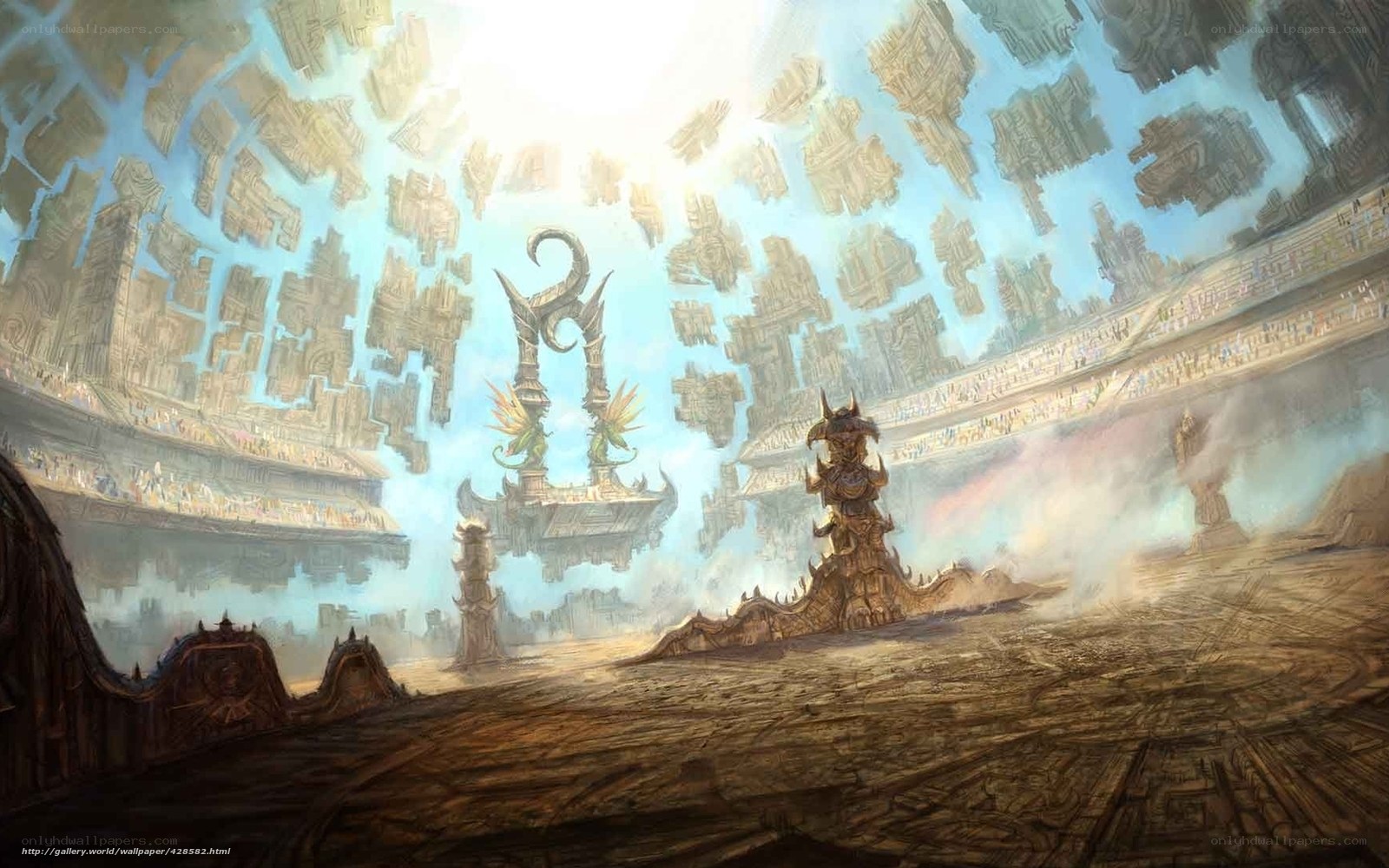 Floating city arena