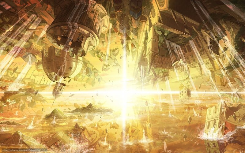 floating city explosion