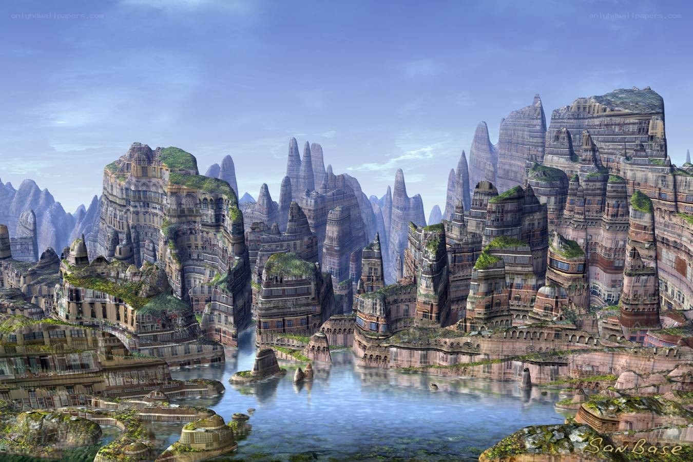 floating city on water