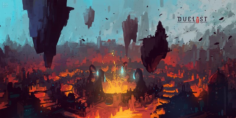 Floating City Ruins — Red
