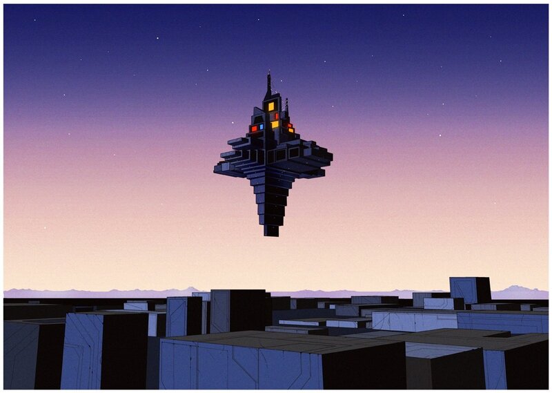 Floating Futuristic Structure