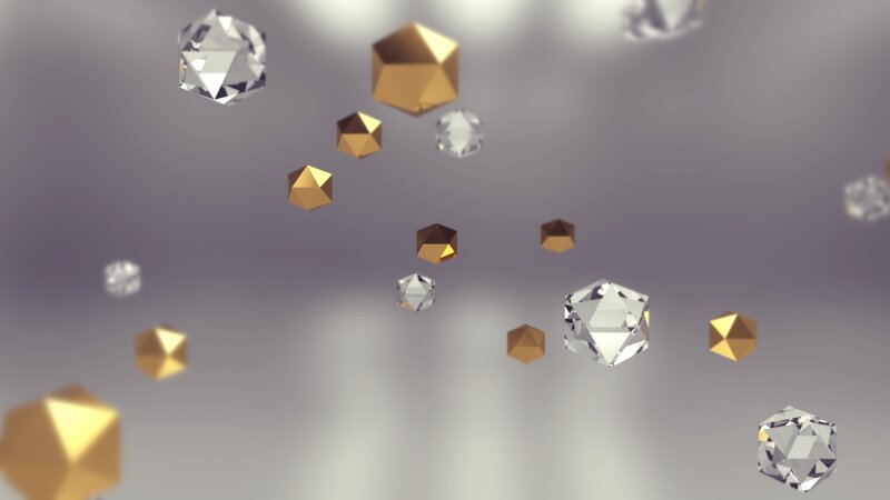 Floating Gemstones